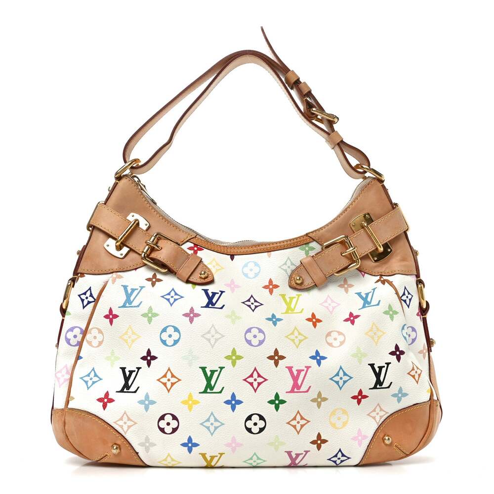 Louis Vuitton Multicolor Greta White #268076L16B